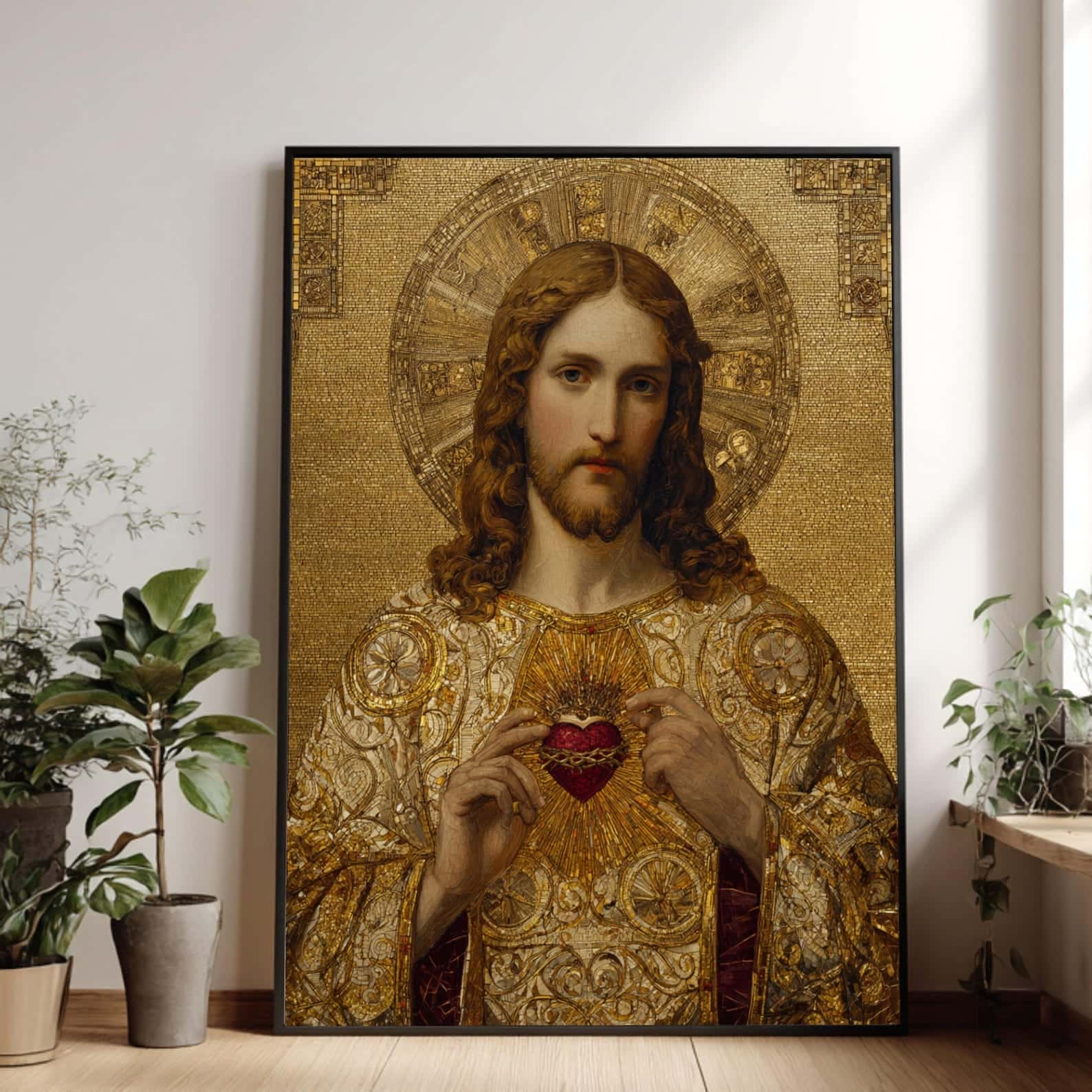 Sacred Heart of JESUS | Christian Wall Art, A2 at XILEF Art