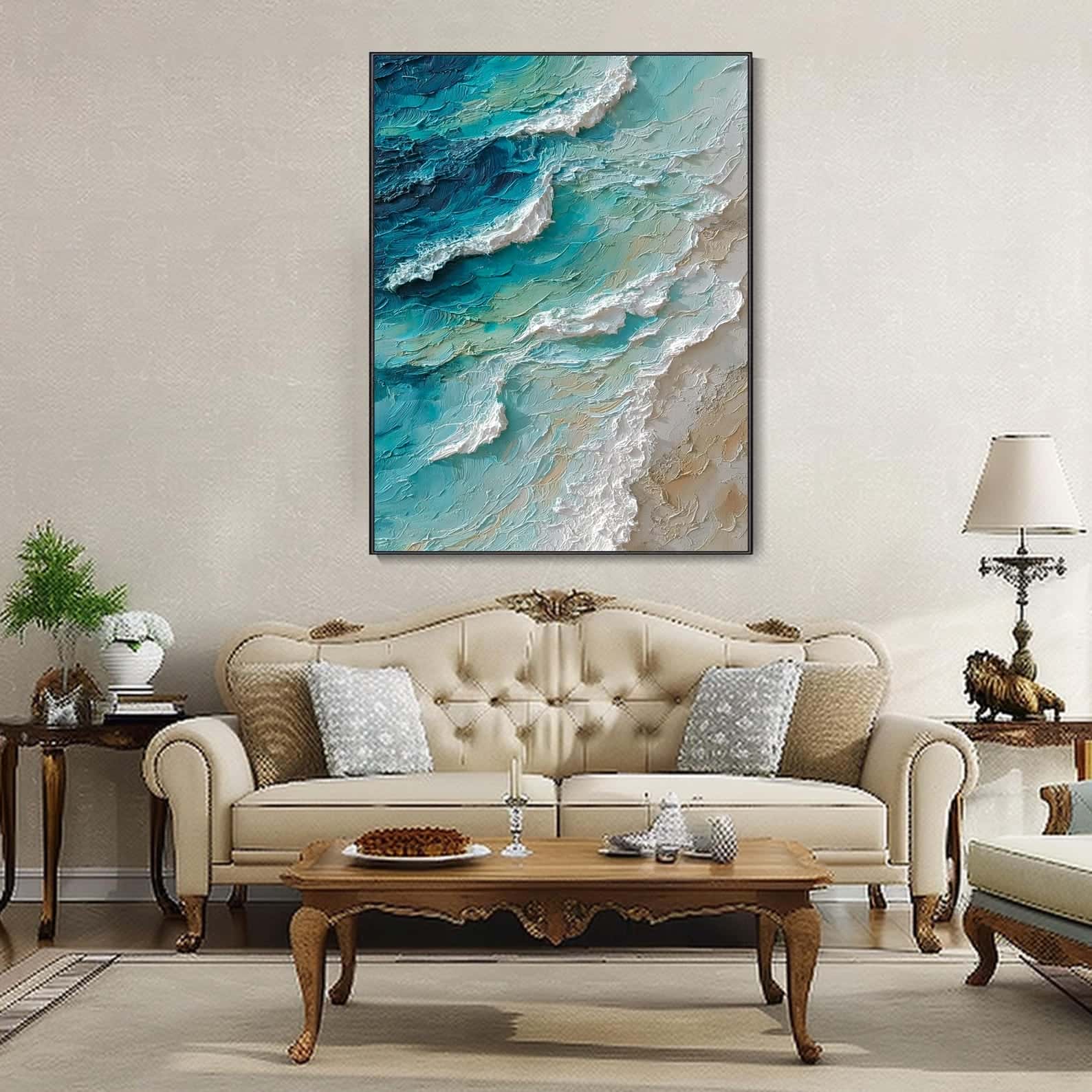 Seascape Artwork | Nature Wall Art | Single, A2 at XILEF Art