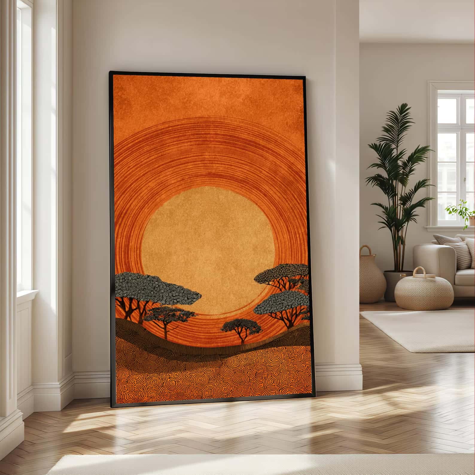 African Artwork | Afrocentric Wall Art | A2 at XILEF Art