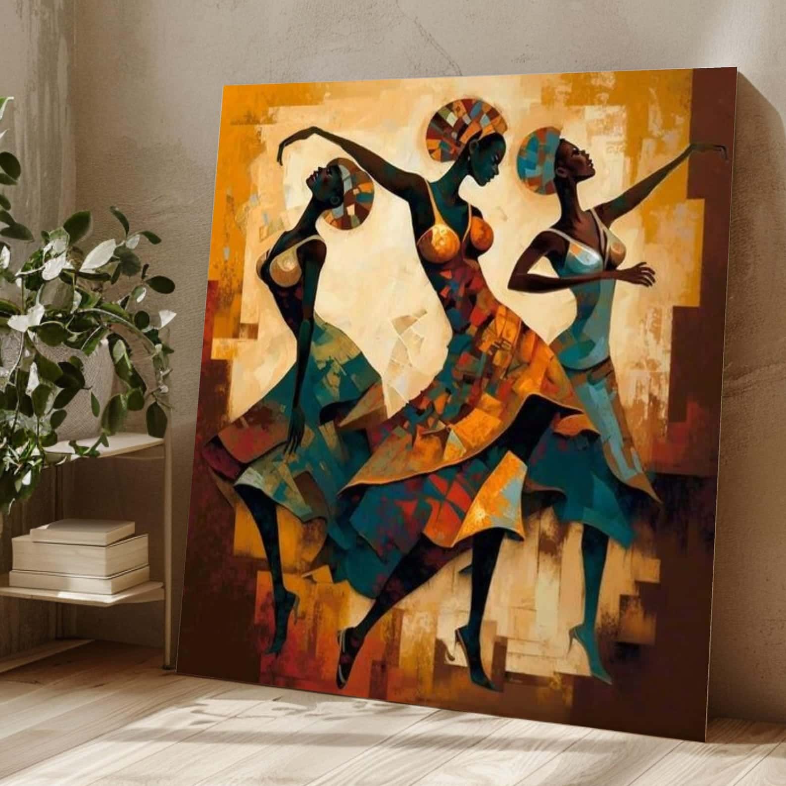African Artwork | Afrocentric Wall Art | A2 at XILEF Art