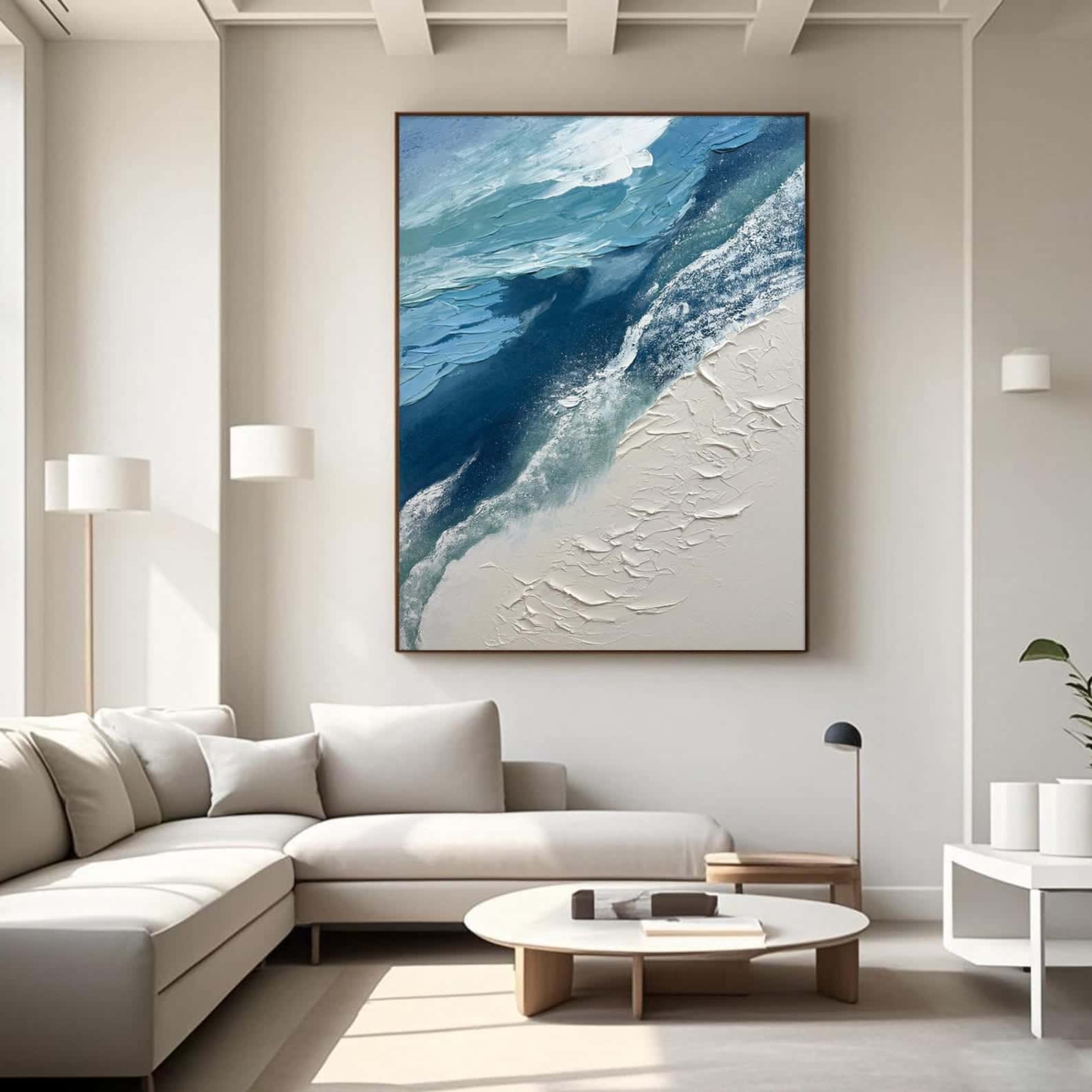 Seascape Artwork | Nature Wall Art | Single, A2 at XILEF Art