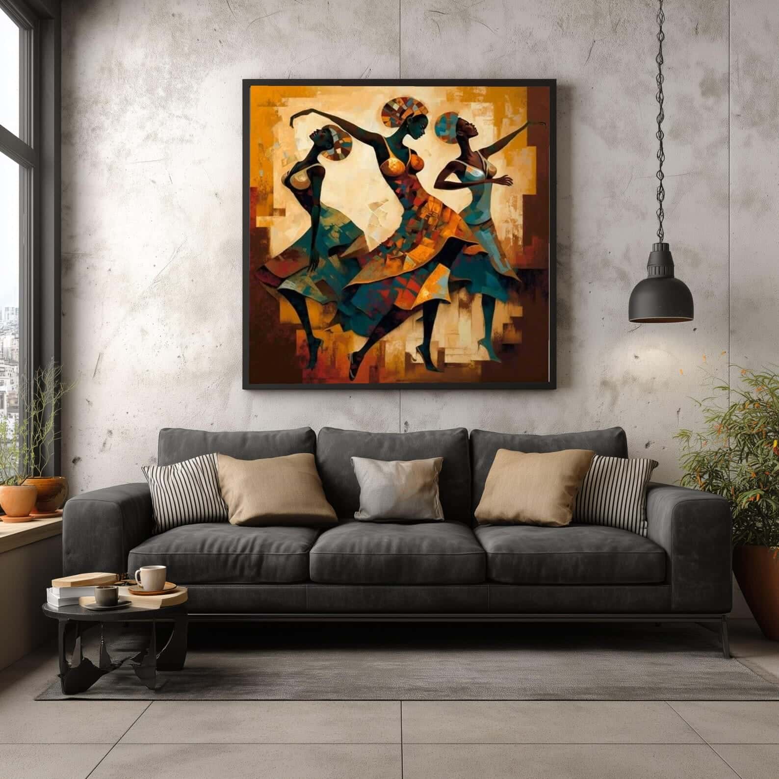 African Artwork | Afrocentric Wall Art | A2 at XILEF Art