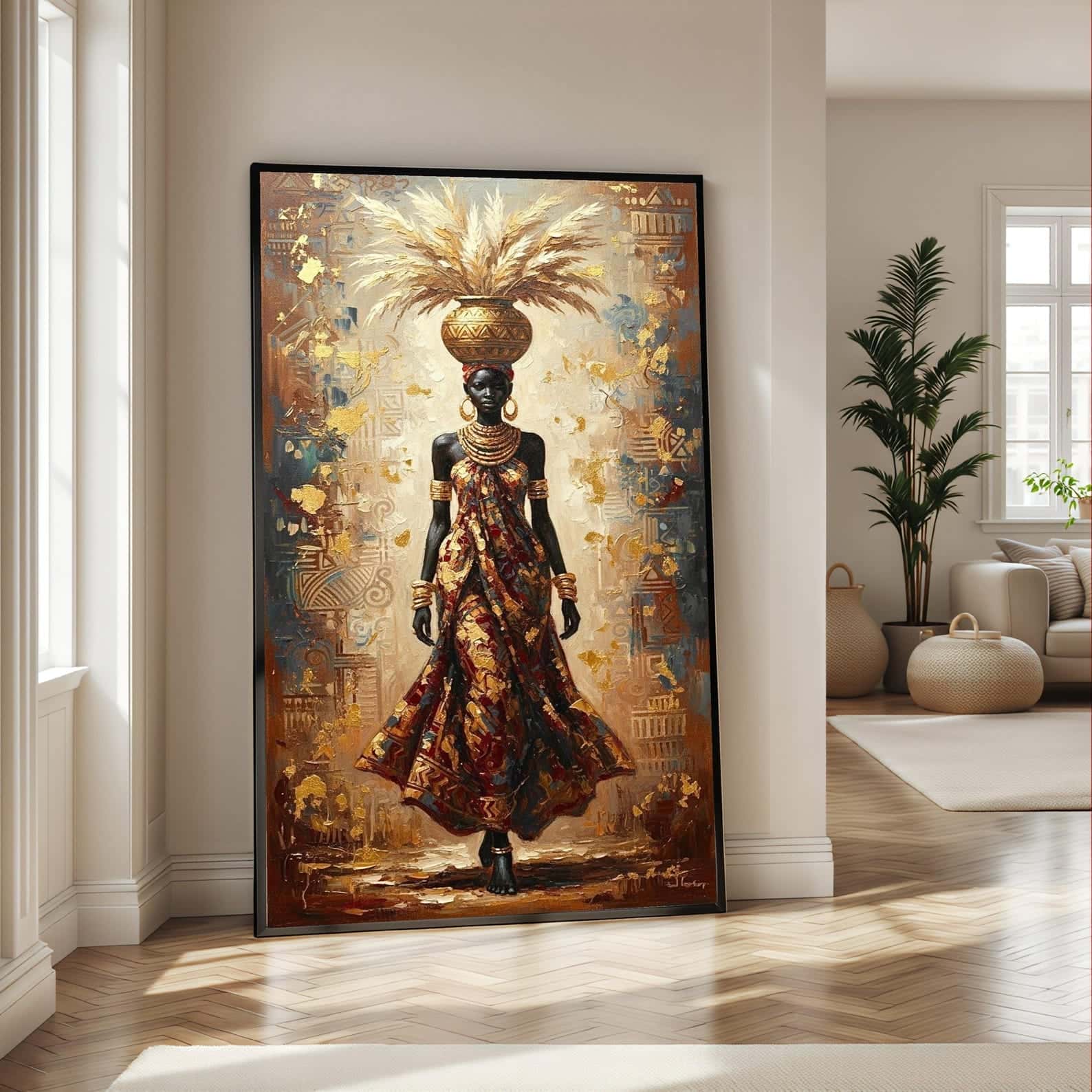 African Artwork | Afrocentric Wall Art | A2 at XILEF Art