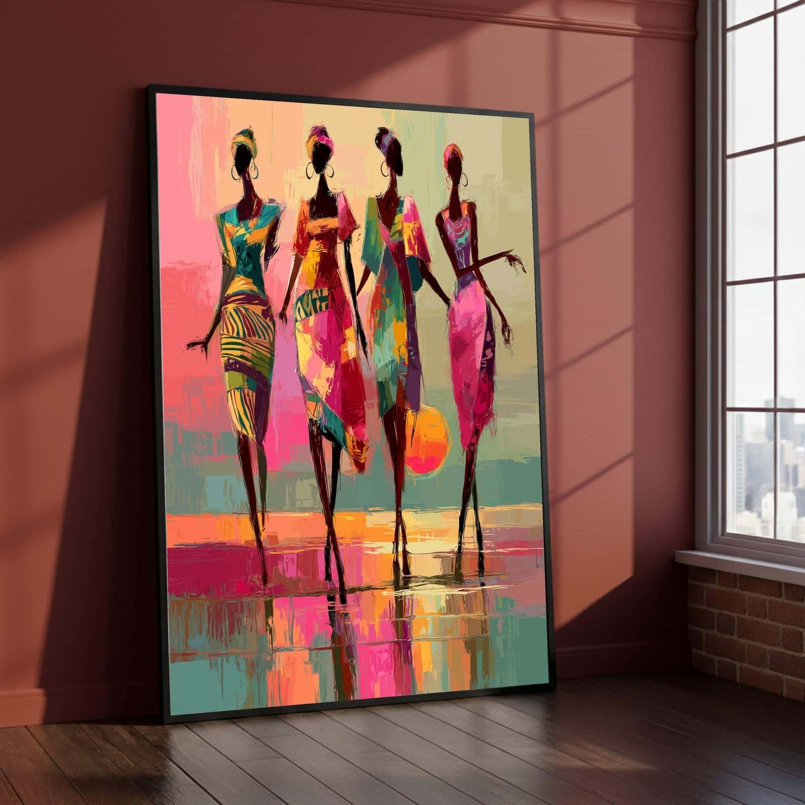 African Artwork | Afrocentric Wall Art | A2 at XILEF Art