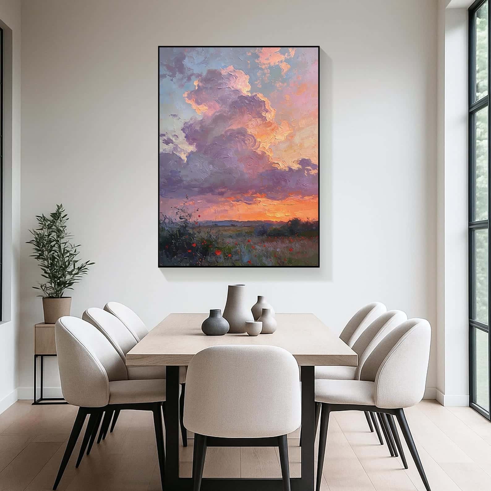 Sky and Clouds Artwork | Nature Wall Art | Single, A2 at XILEF Art