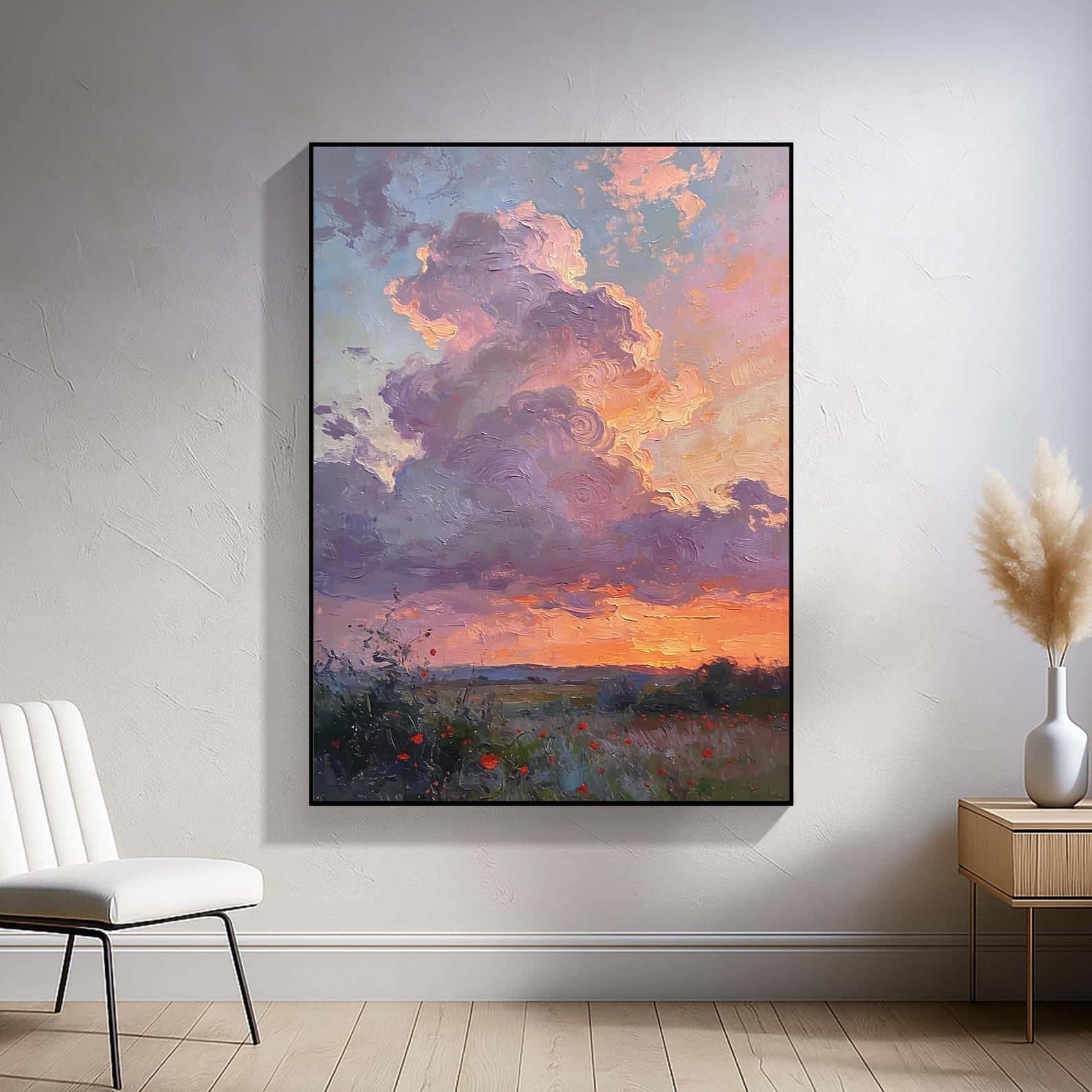 Sky and Clouds Artwork | Nature Wall Art | Single, A2 at XILEF Art