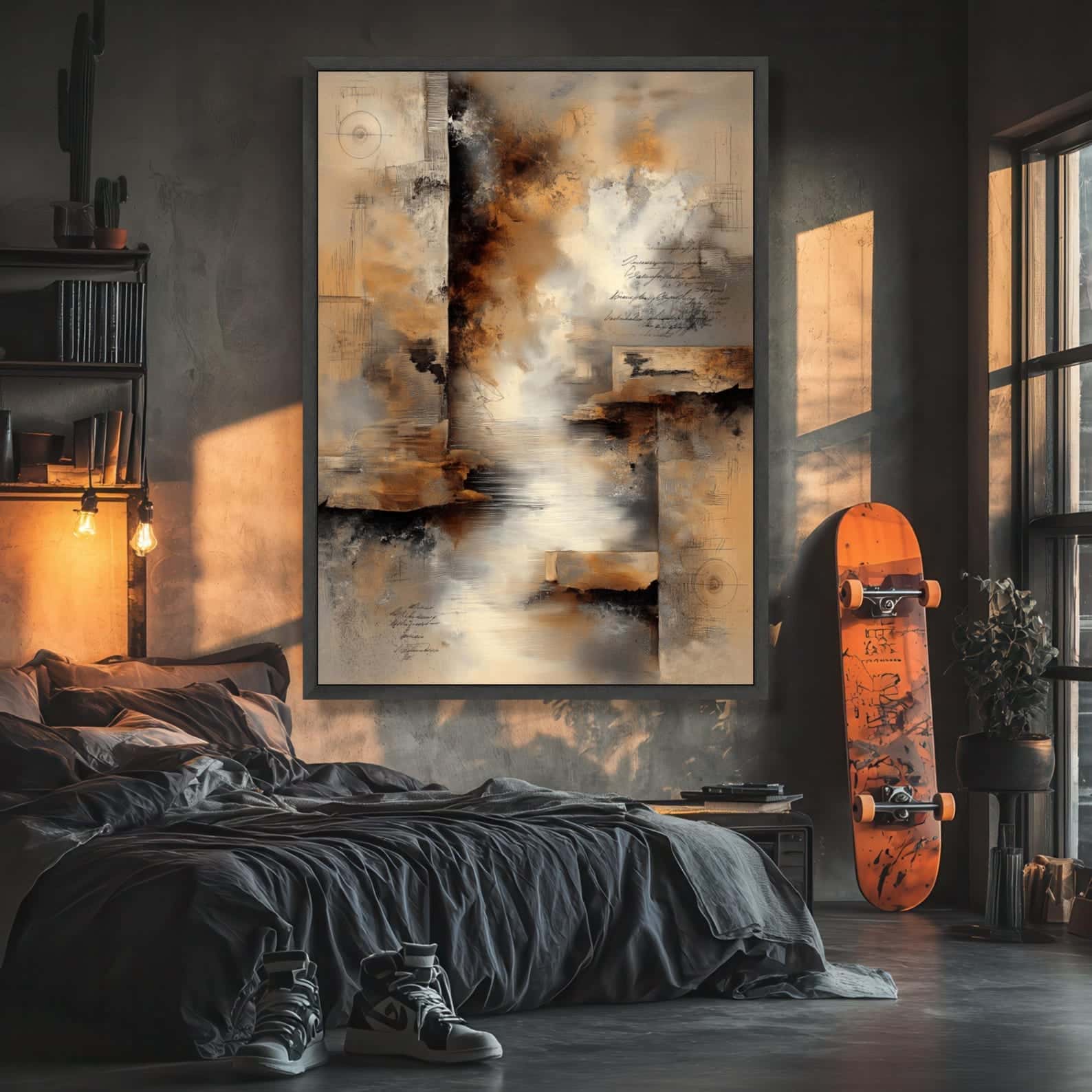 Abstract Artwork | Modern Wall Art Style | Single, A2 at XILEF Art