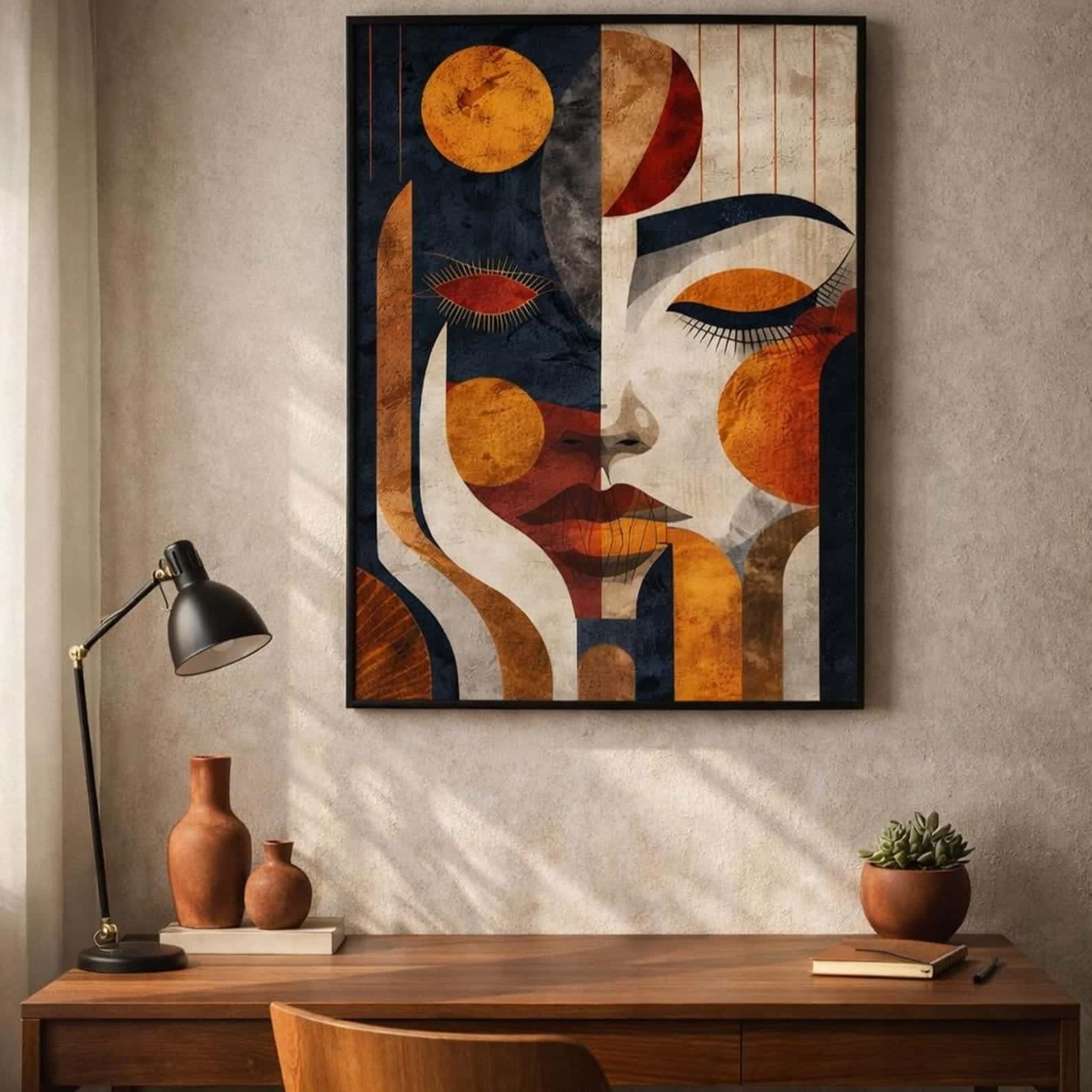 African Artwork | Afrocentric Wall Art | A2 at XILEF Art