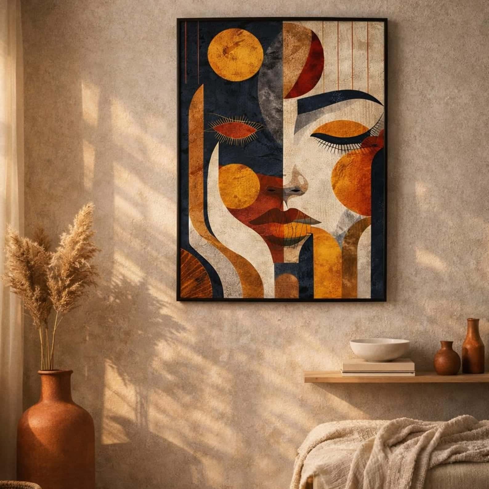 African Artwork | Afrocentric Wall Art | A2 at XILEF Art
