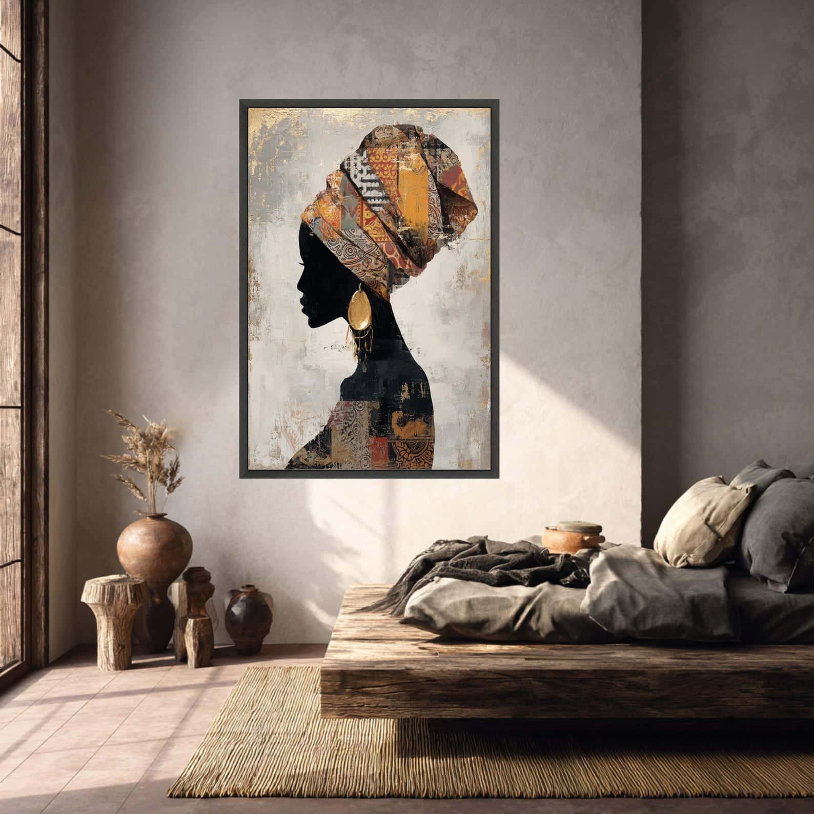 African Artwork | Afrocentric Wall Art | A2 at XILEF Art