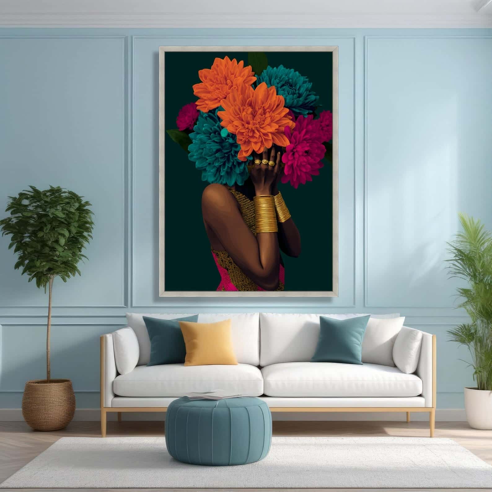 African Artwork | Afrocentric Wall Art | A2 at XILEF Art