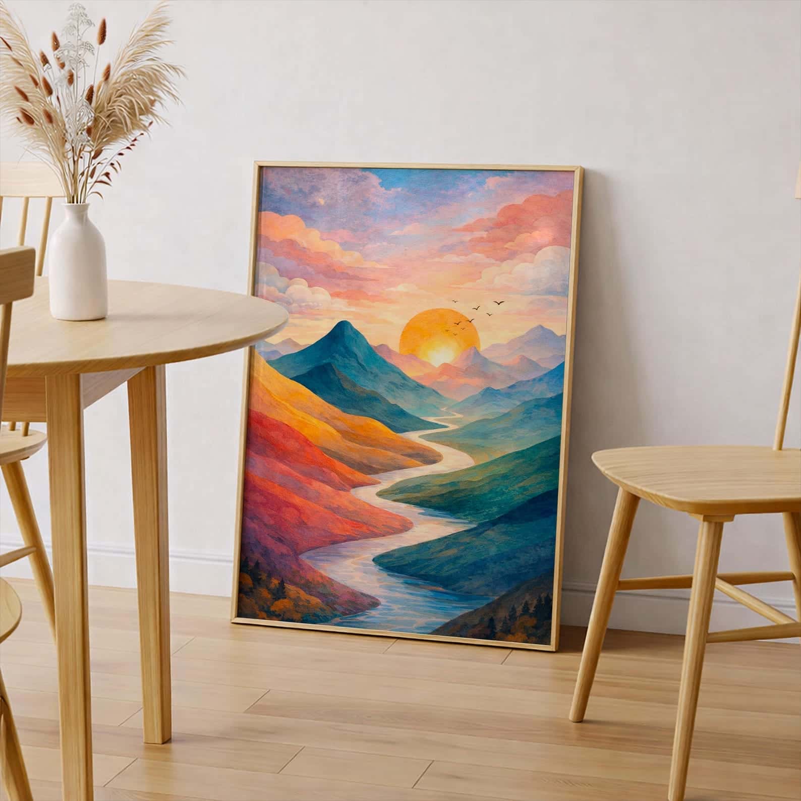 Landscape Artwork | Nature Wall Art | Single, A2 at XILEF Art