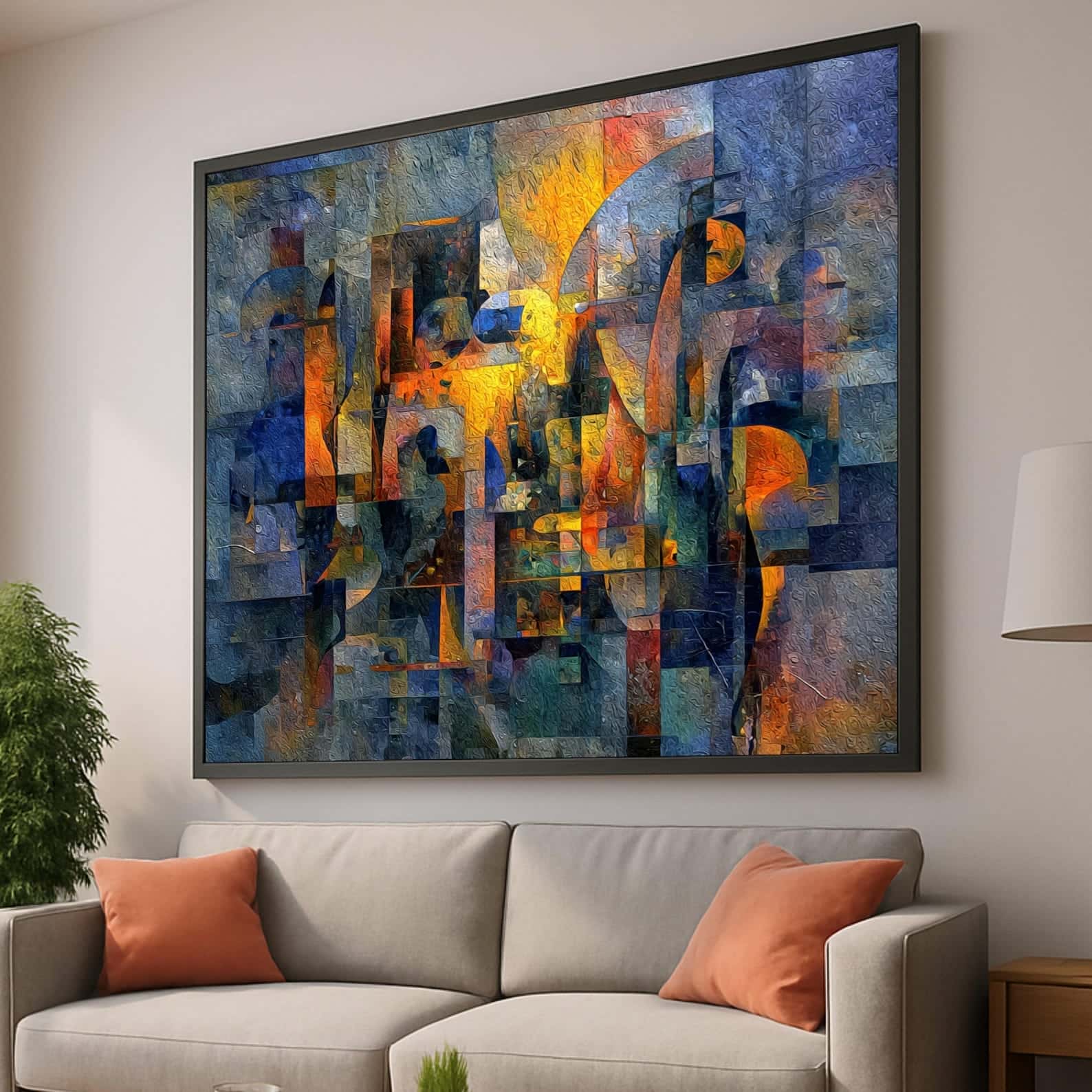 Abstract Artwork | Modern Wall Art Style | Single, A2 at XILEF Art