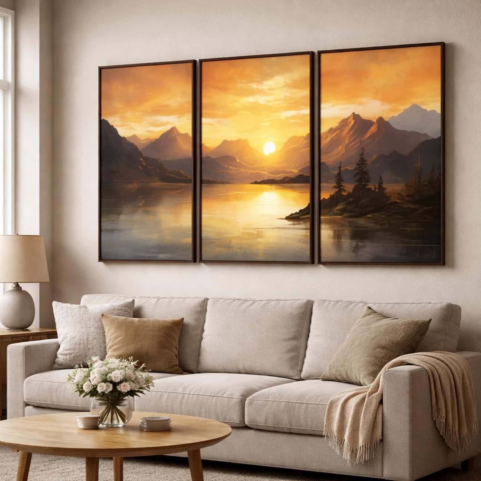 Seascape Artwork | Nature Wall Art | Trio, A2 at XILEF Art