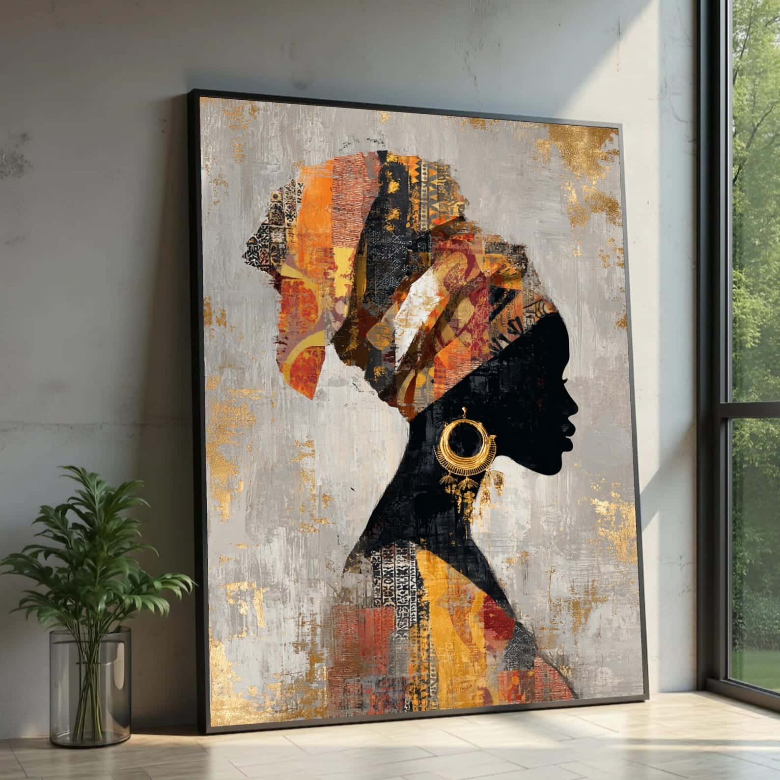 African Artwork | Afrocentric Wall Art | A2 at XILEF Art