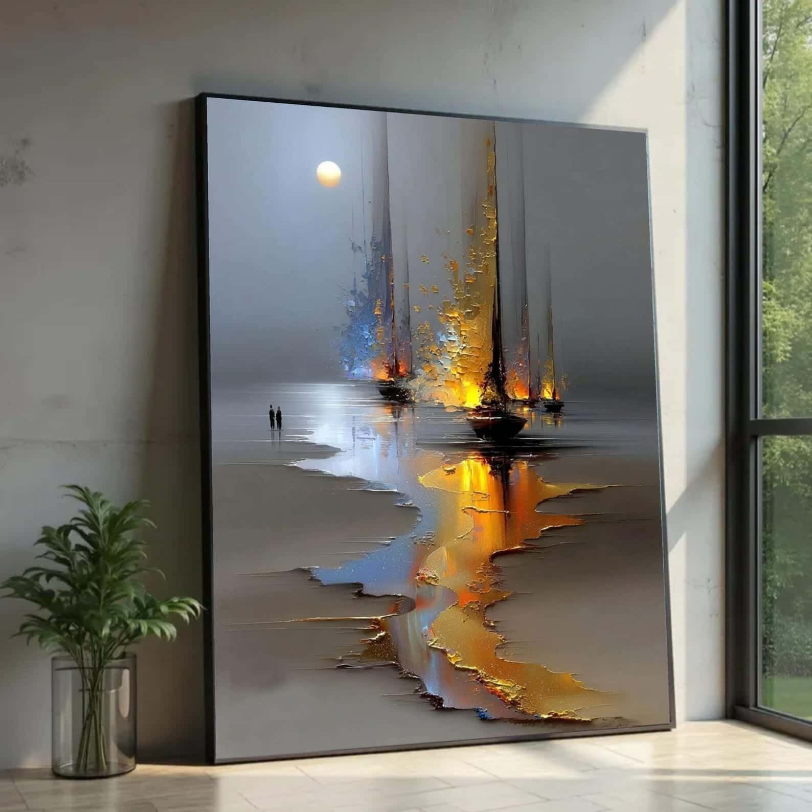 Seascape Artwork | Nature Wall Art | Single, A2 at XILEF Art