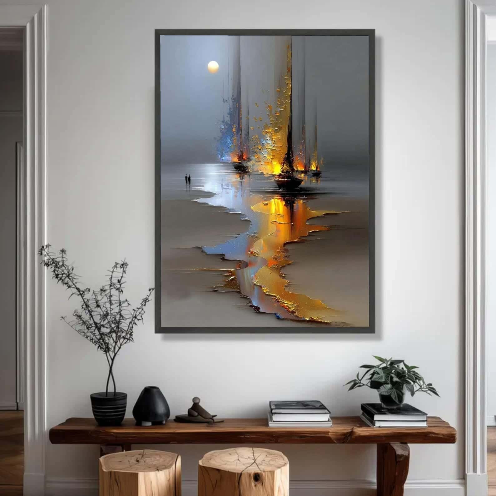 Seascape Artwork | Nature Wall Art | Single, A2 at XILEF Art