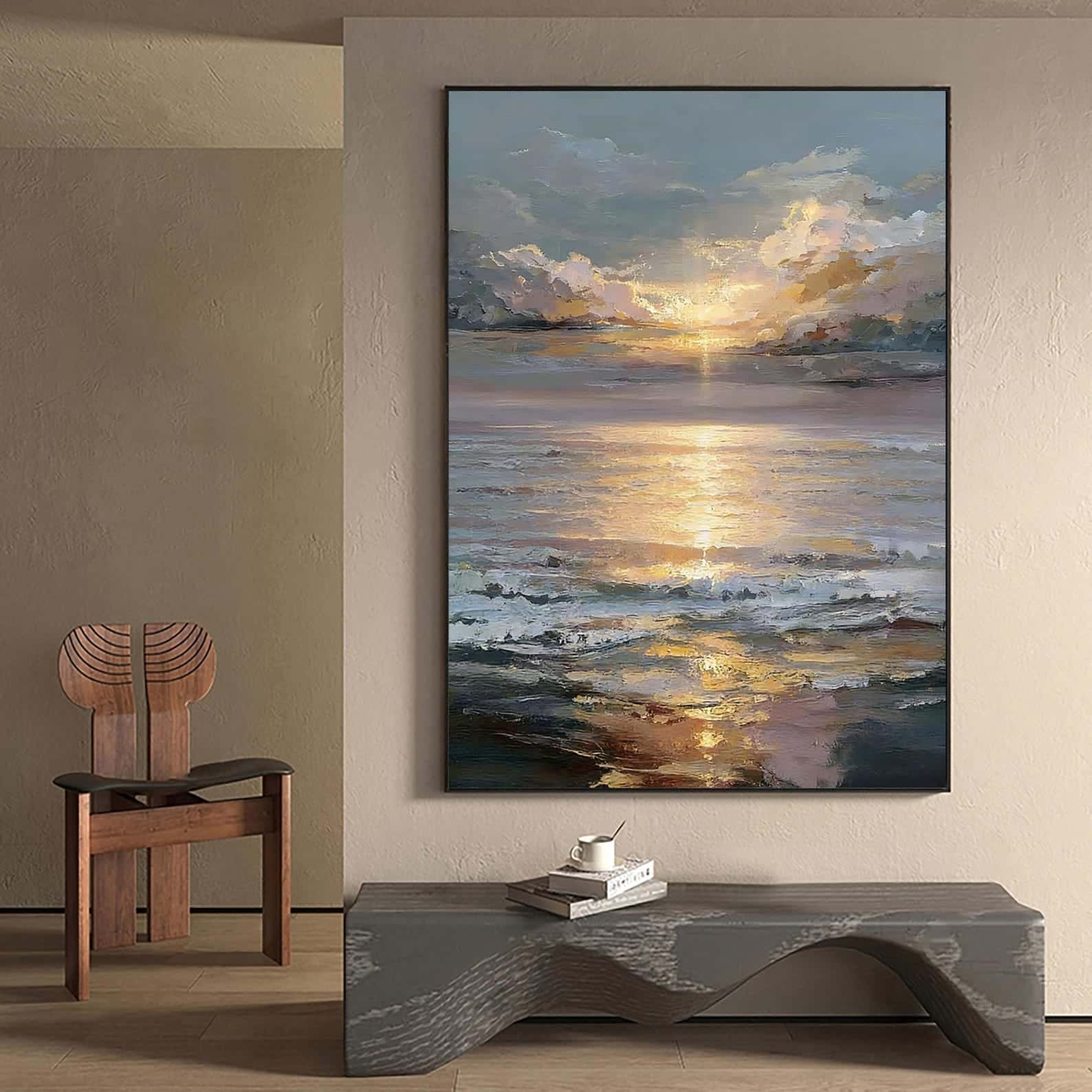 Seascape Artwork | Nature Wall Art | Single, A2 at XILEF Art
