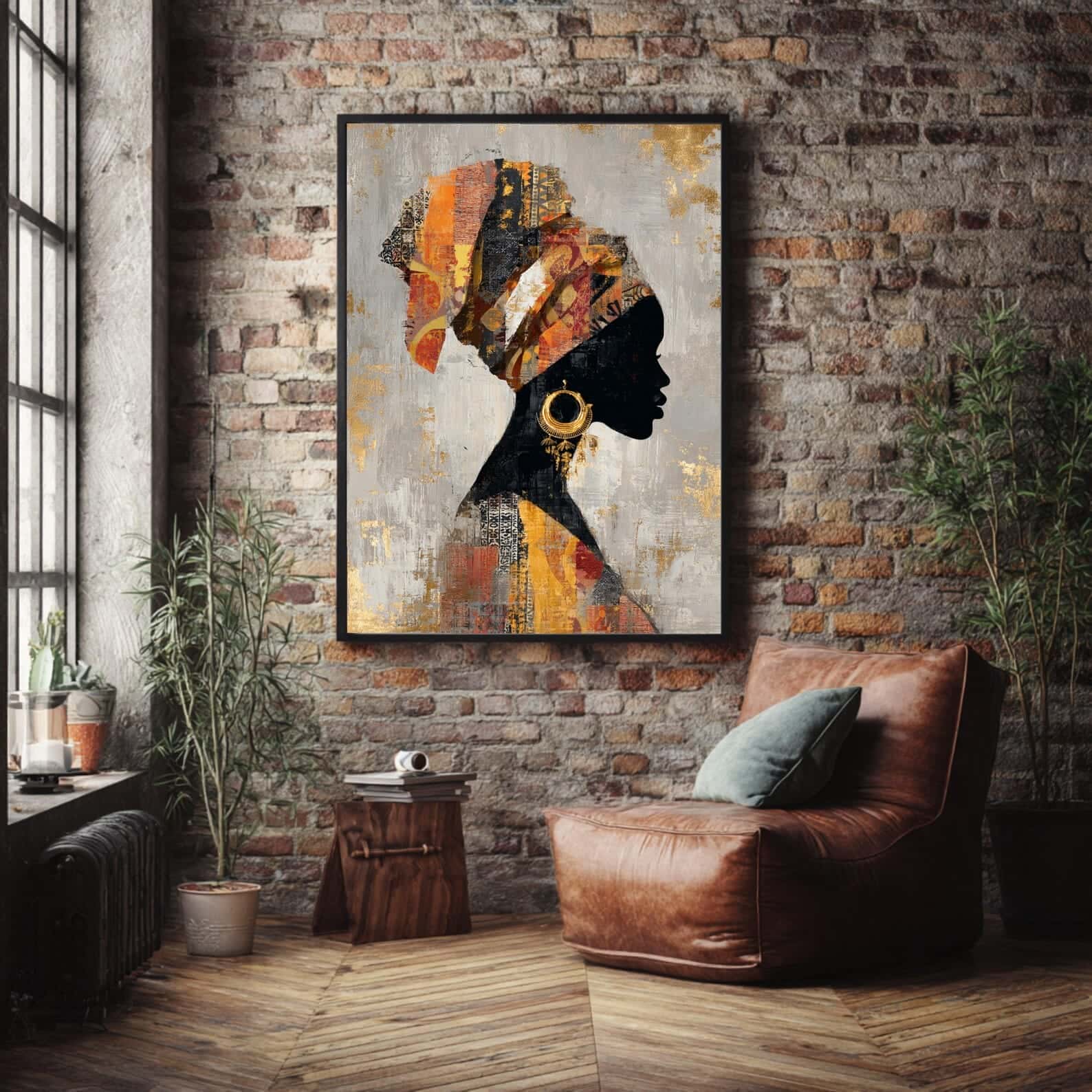 African Artwork | Afrocentric Wall Art | A2 at XILEF Art