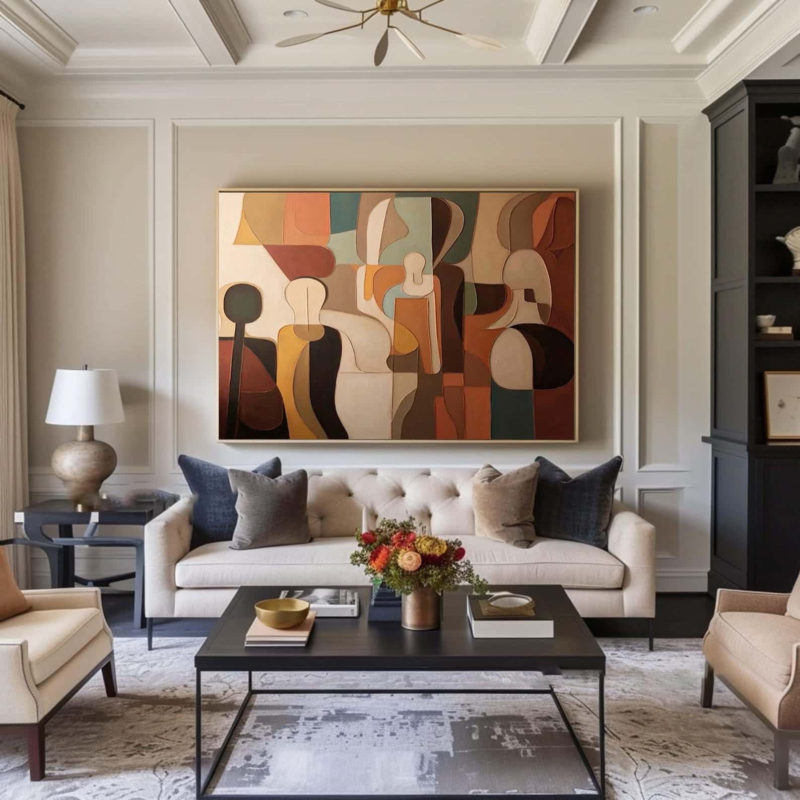 Abstract Artwork | Modern Wall Art Style | Single, A2 at XILEF Art
