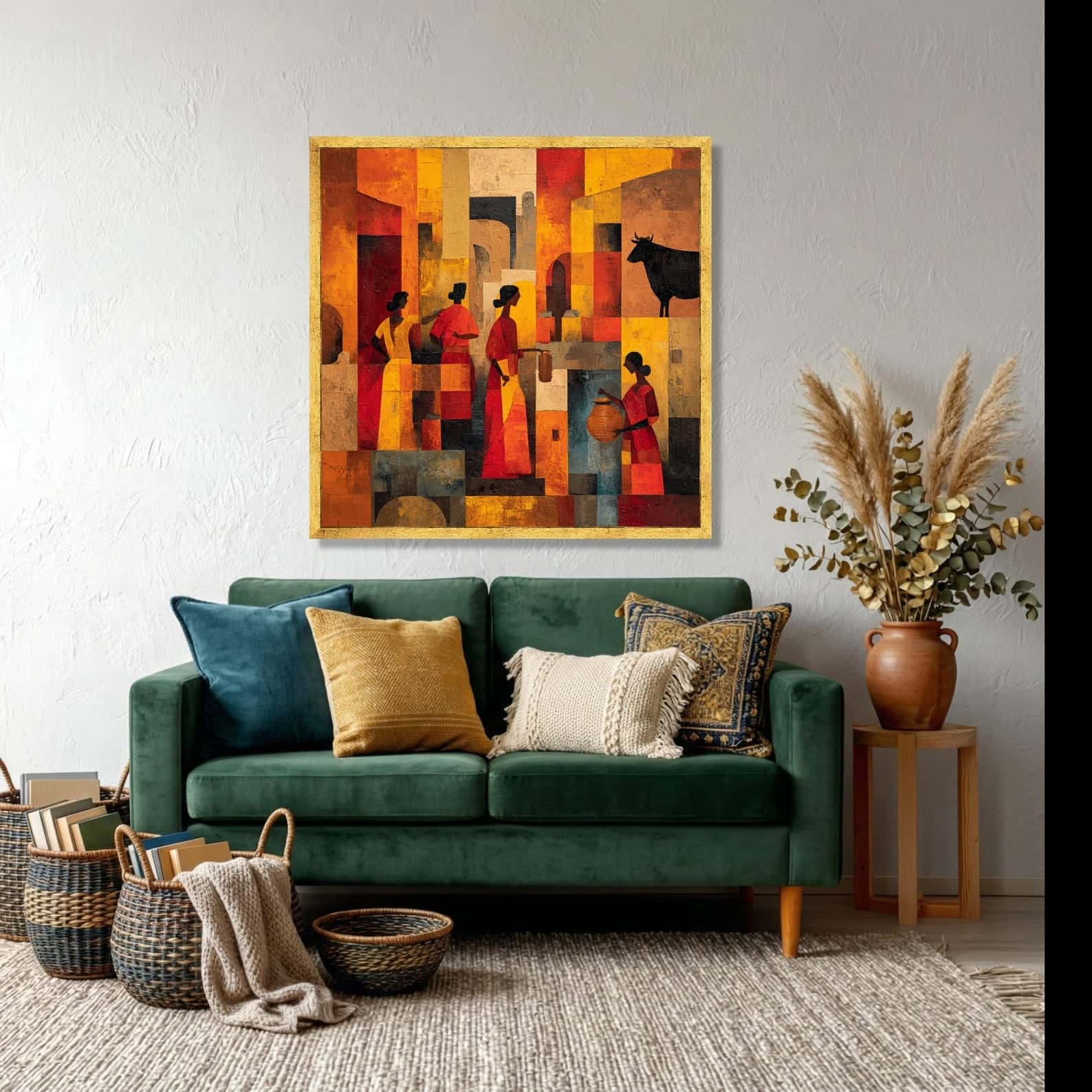 African Artwork | Afrocentric Wall Art | A2 at XILEF Art
