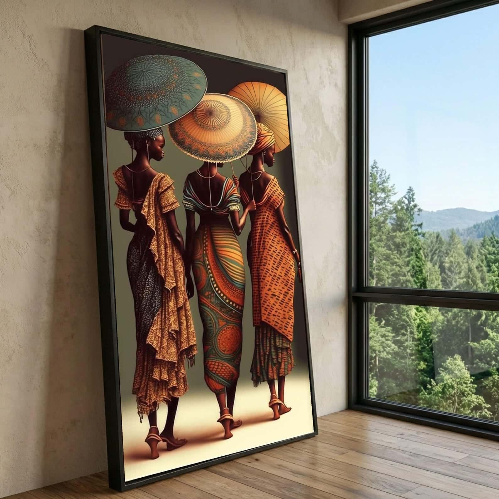 African Artwork | Afrocentric Wall Art | A2 at XILEF Art