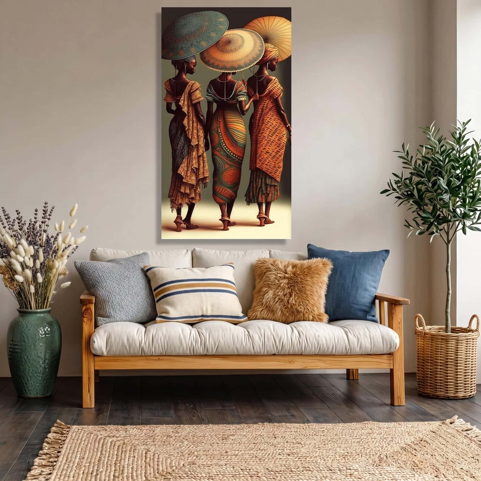 African Artwork | Afrocentric Wall Art | A2 at XILEF Art