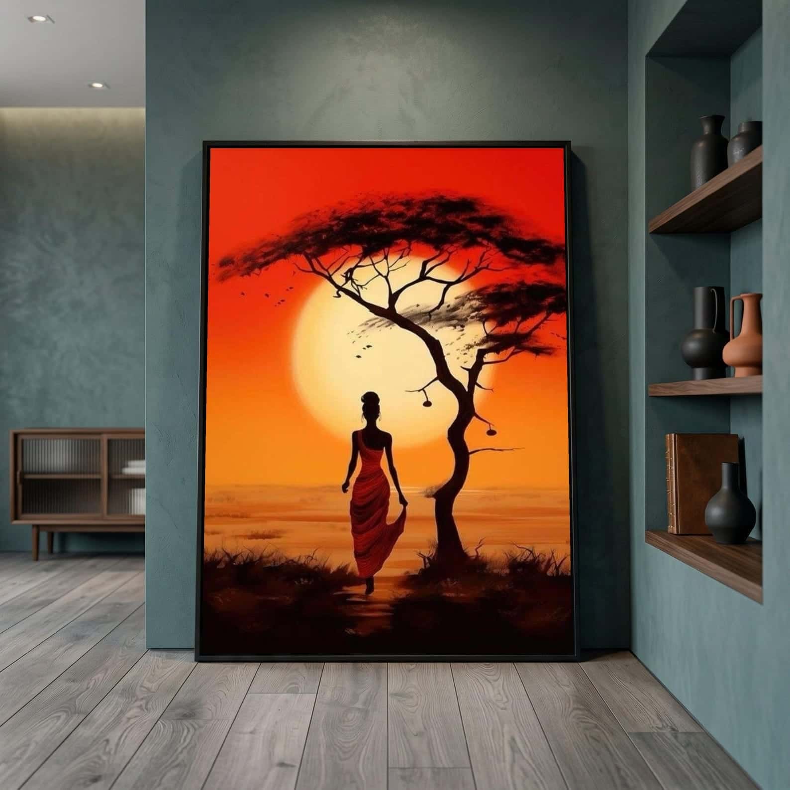 African Artwork | Afrocentric Wall Art | A2 at XILEF Art
