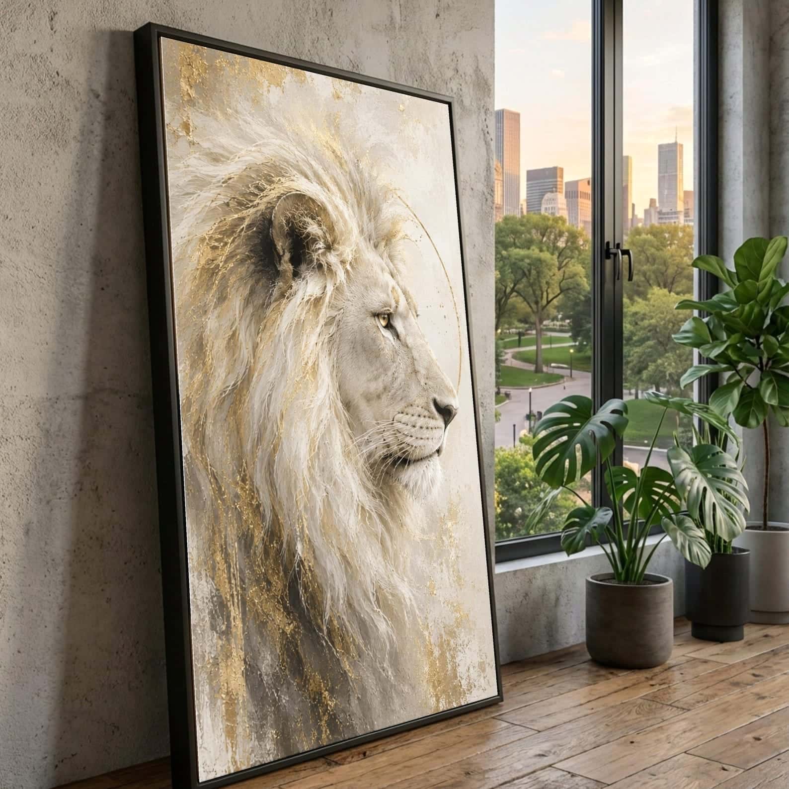 JESUS, The Lion of Judah | Christian Wall Art, A2 at XILEF Art