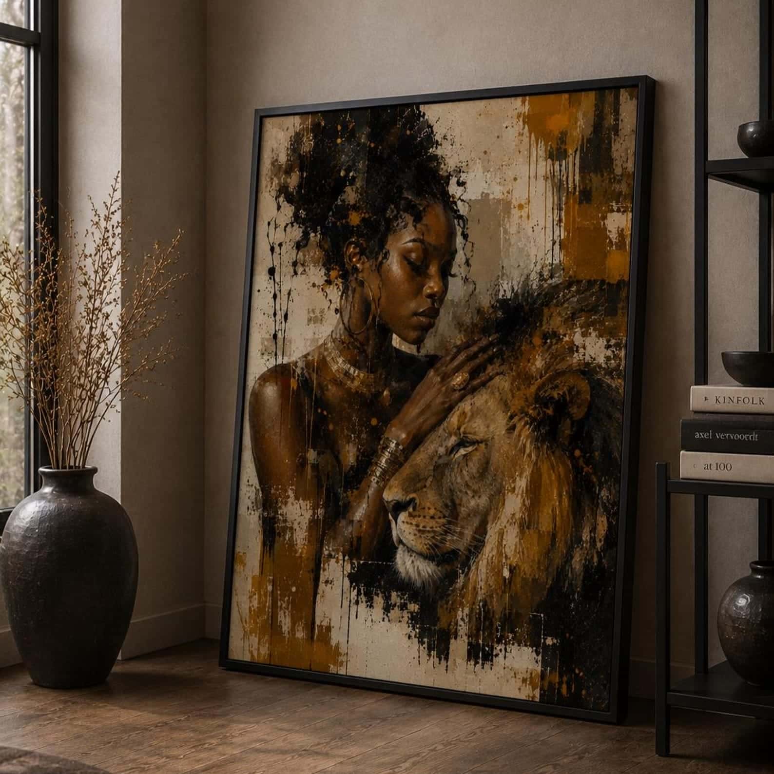 African Artwork | Afrocentric Wall Art | A2 at XILEF Art