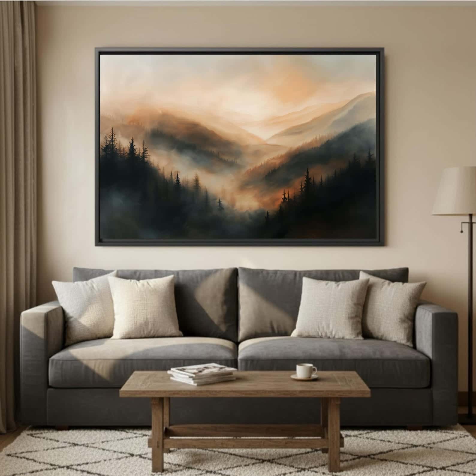 Landscape Artwork | Nature Wall Art | Single, A2 at XILEF Art