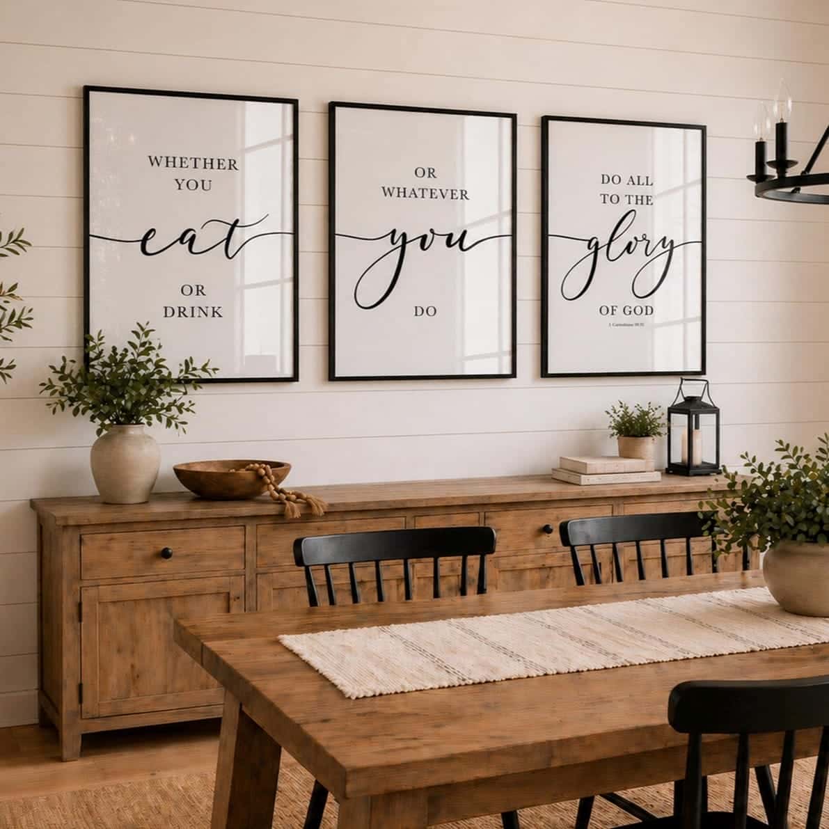 Kitchen or Dining Artwork |  Home Wall Art | Trio, A2 at XILEF Art
