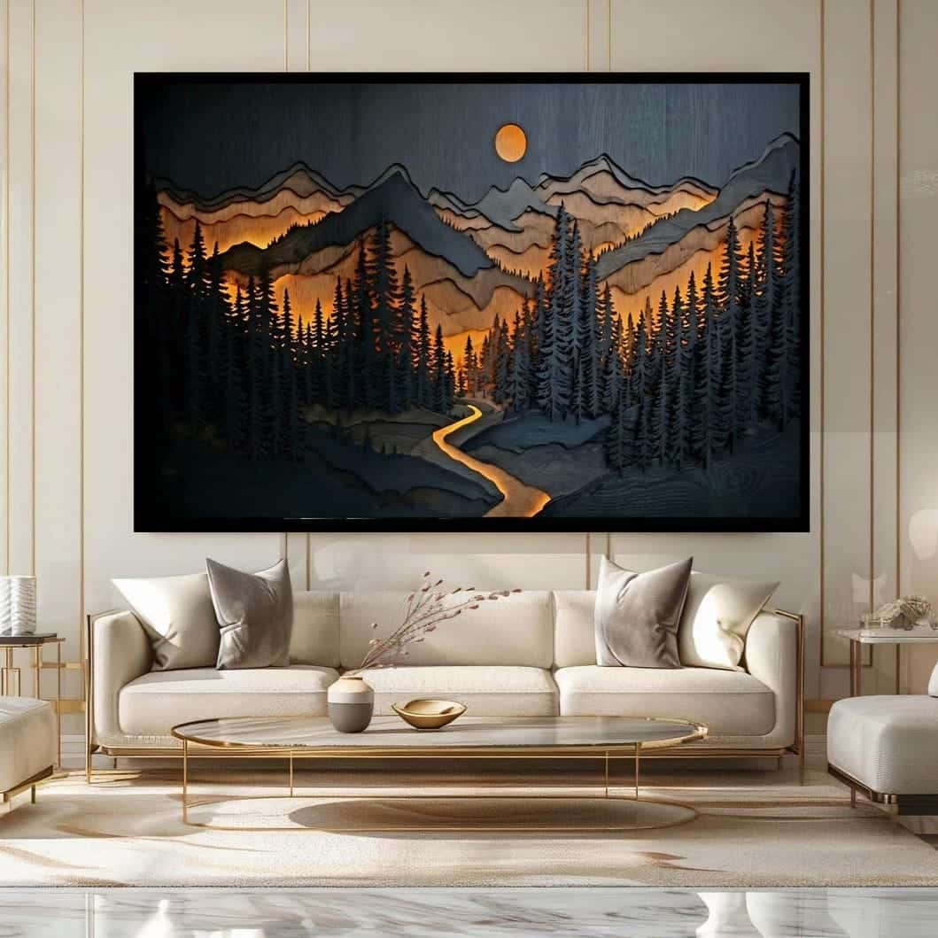 Landscape Artwork | Nature Wall Art | Single, A2 at XILEF Art