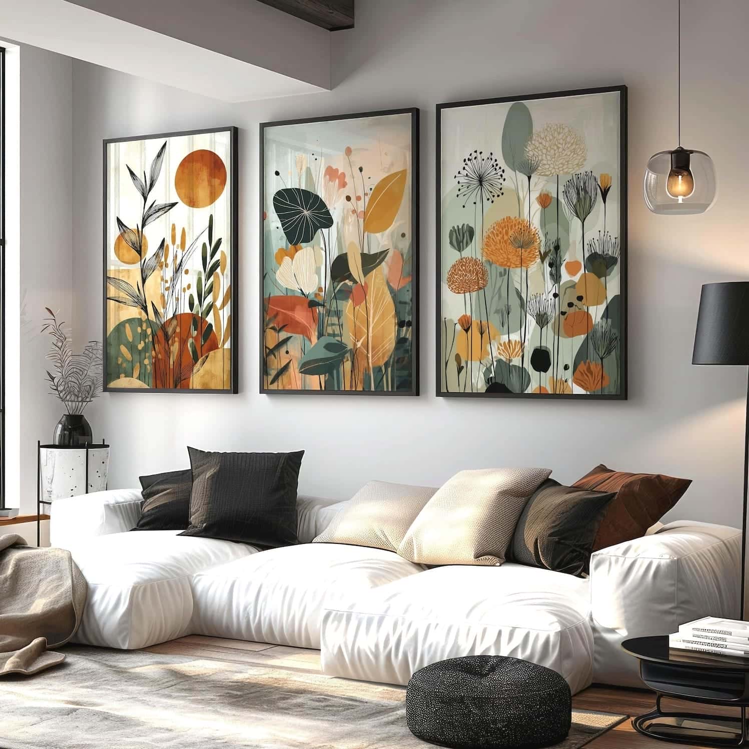 Abstract Artwork | Modern Wall Art Style | Trio, A2 at XILEF Art
