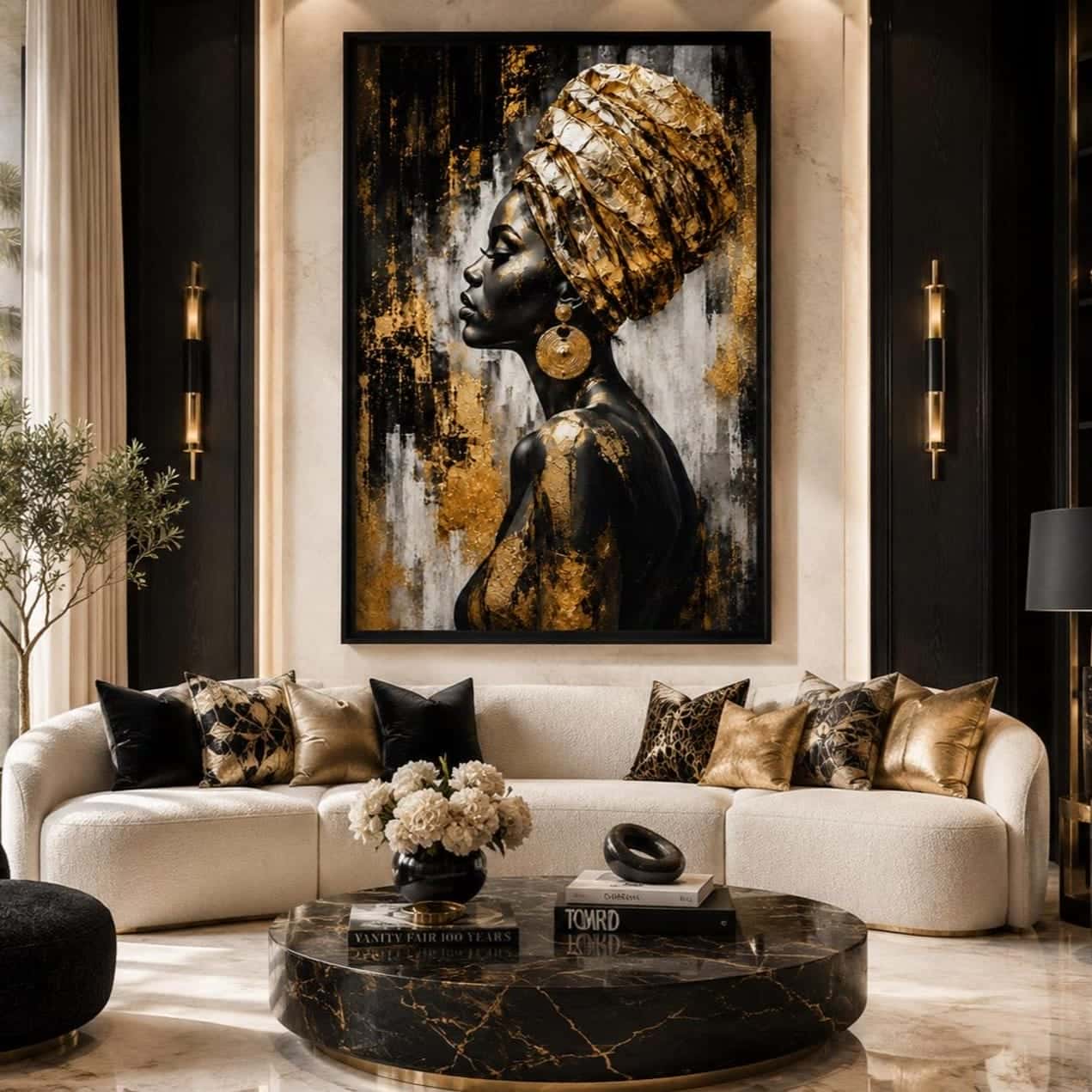African Artwork | Afrocentric Wall Art | A2 at XILEF Art
