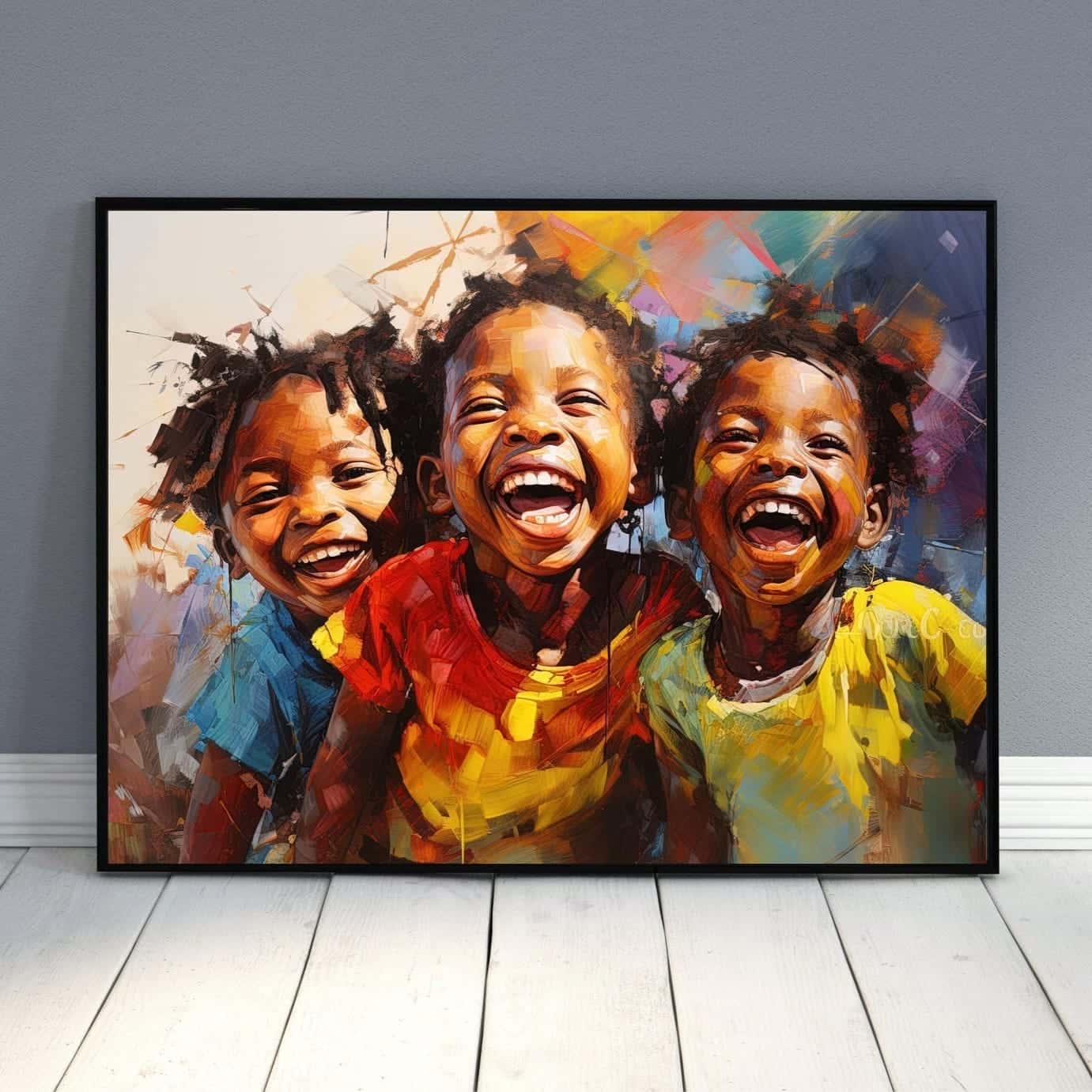 African Artwork | Afrocentric Wall Art | A2 at XILEF Art