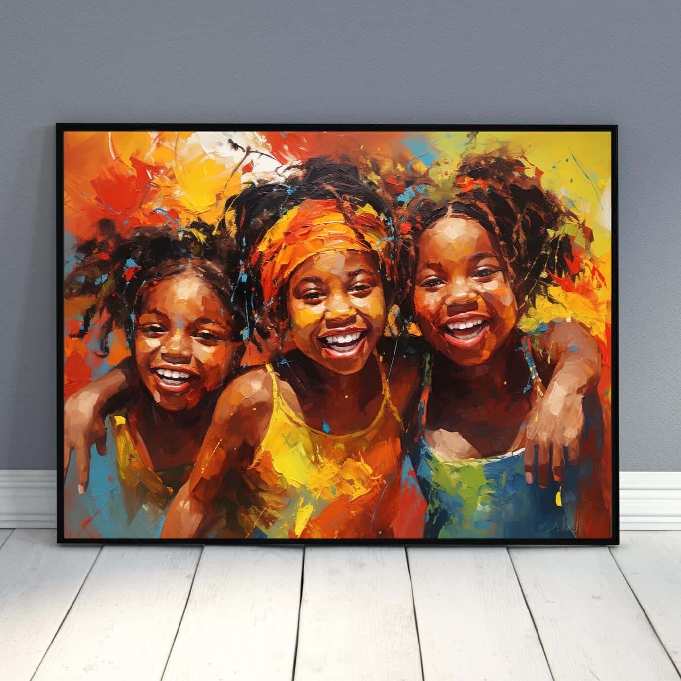 African Artwork | Afrocentric Wall Art | A2 at XILEF Art