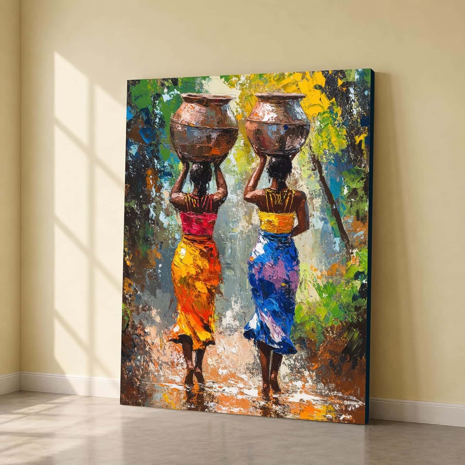 African Artwork | Afrocentric Wall Art | A2 at XILEF Art