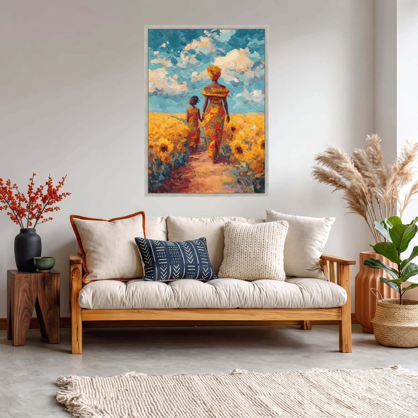 African Artwork | Afrocentric Wall Art | A2 at XILEF Art