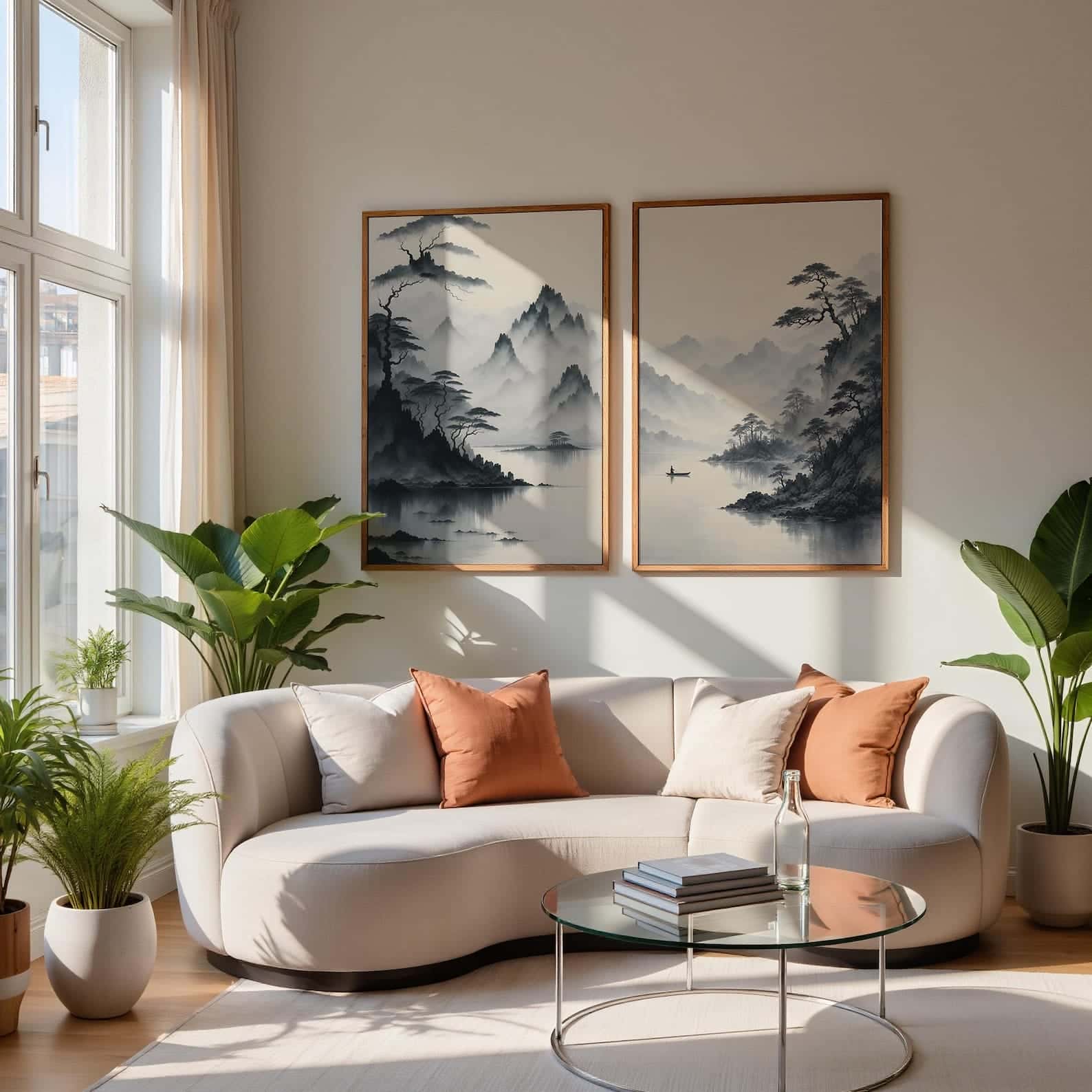 Landscape Artwork | Nature Wall Art | Duo, A2 at XILEF Art