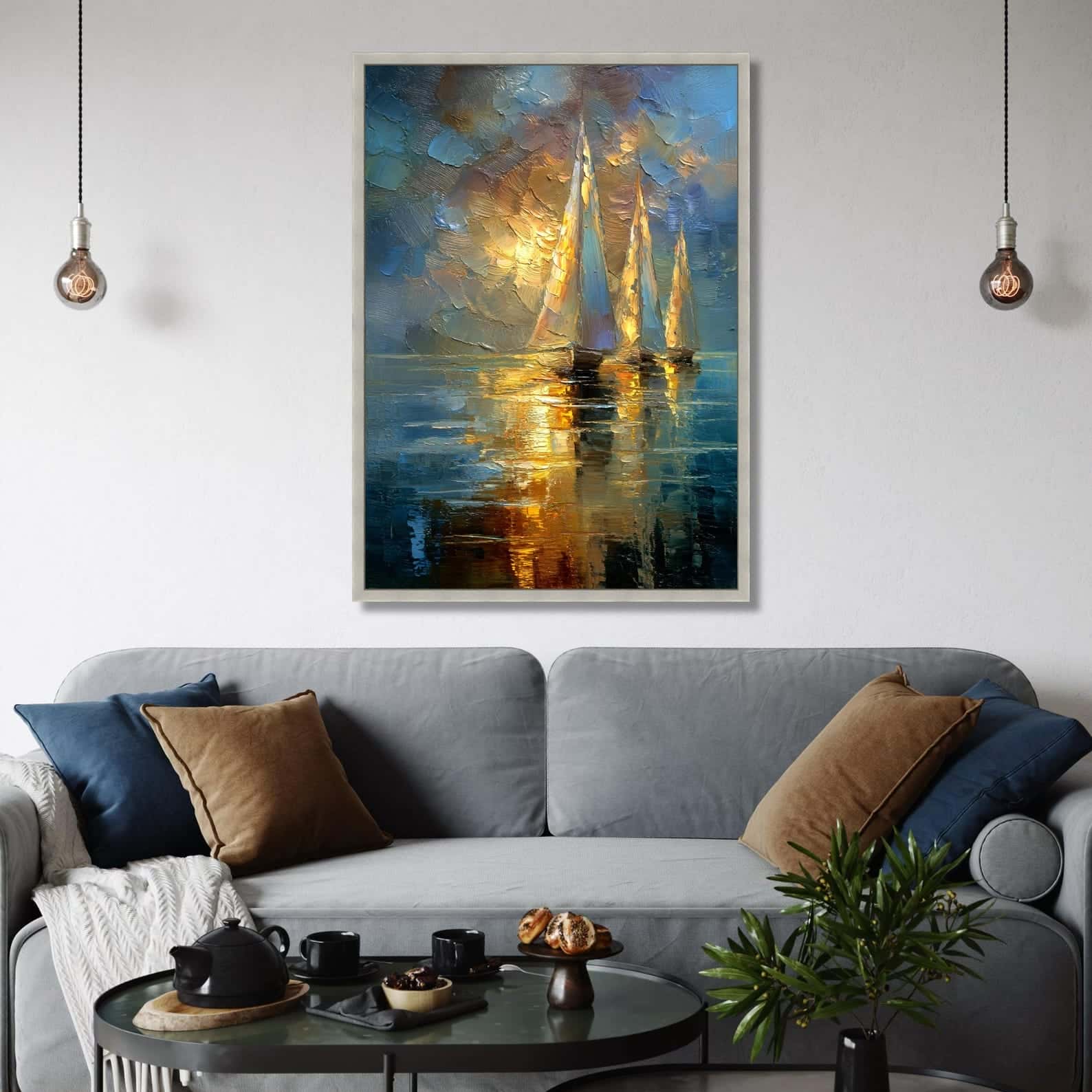 Seascape Artwork | Nature Wall Art | Single, A2 at XILEF Art