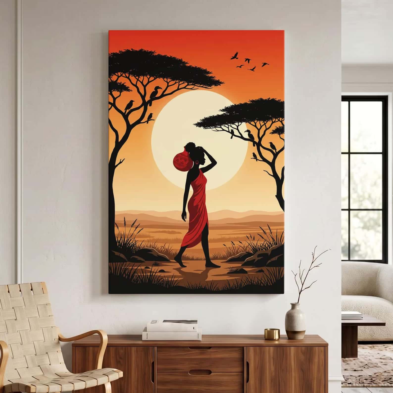 African Artwork | Afrocentric Wall Art | A2 at XILEF Art