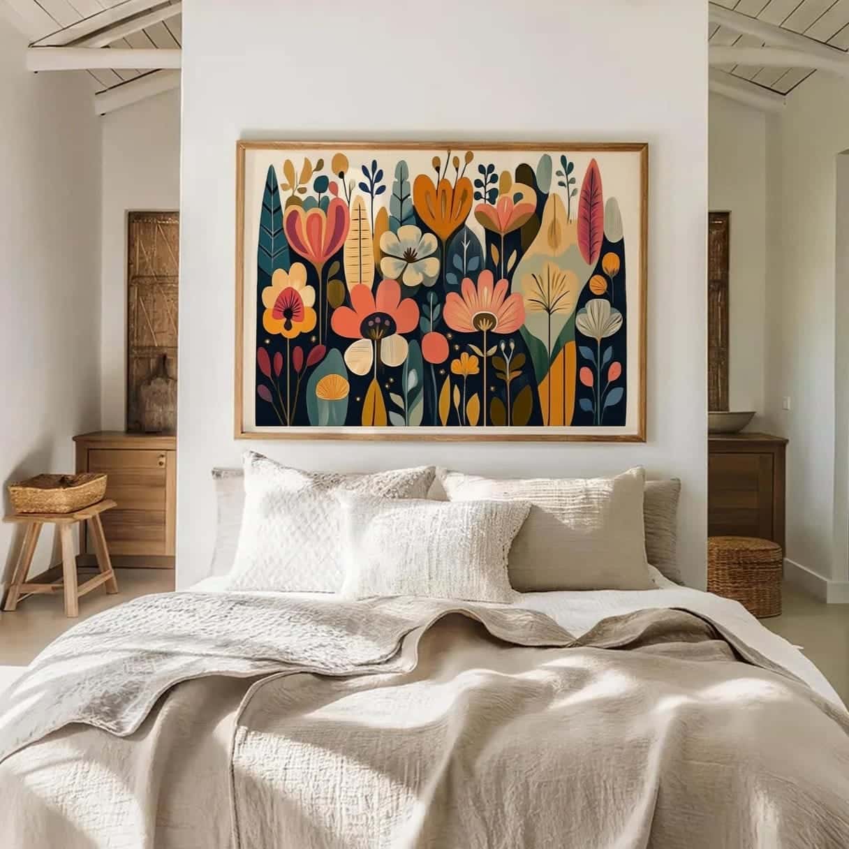 Flowers Artwork | Floral Nature Wall Art | Single, A2 at XILEF Art