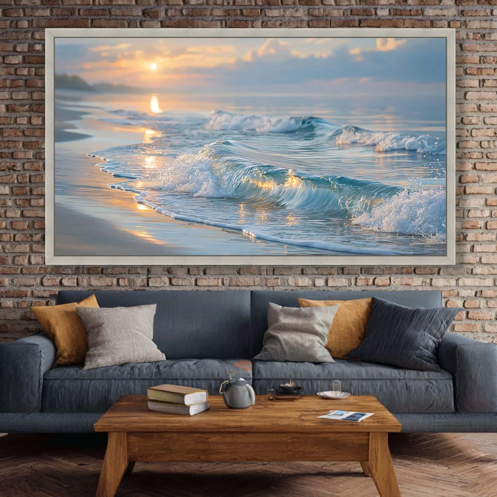 Seascape Artwork | Nature Wall Art | Single, A2 at XILEF Art