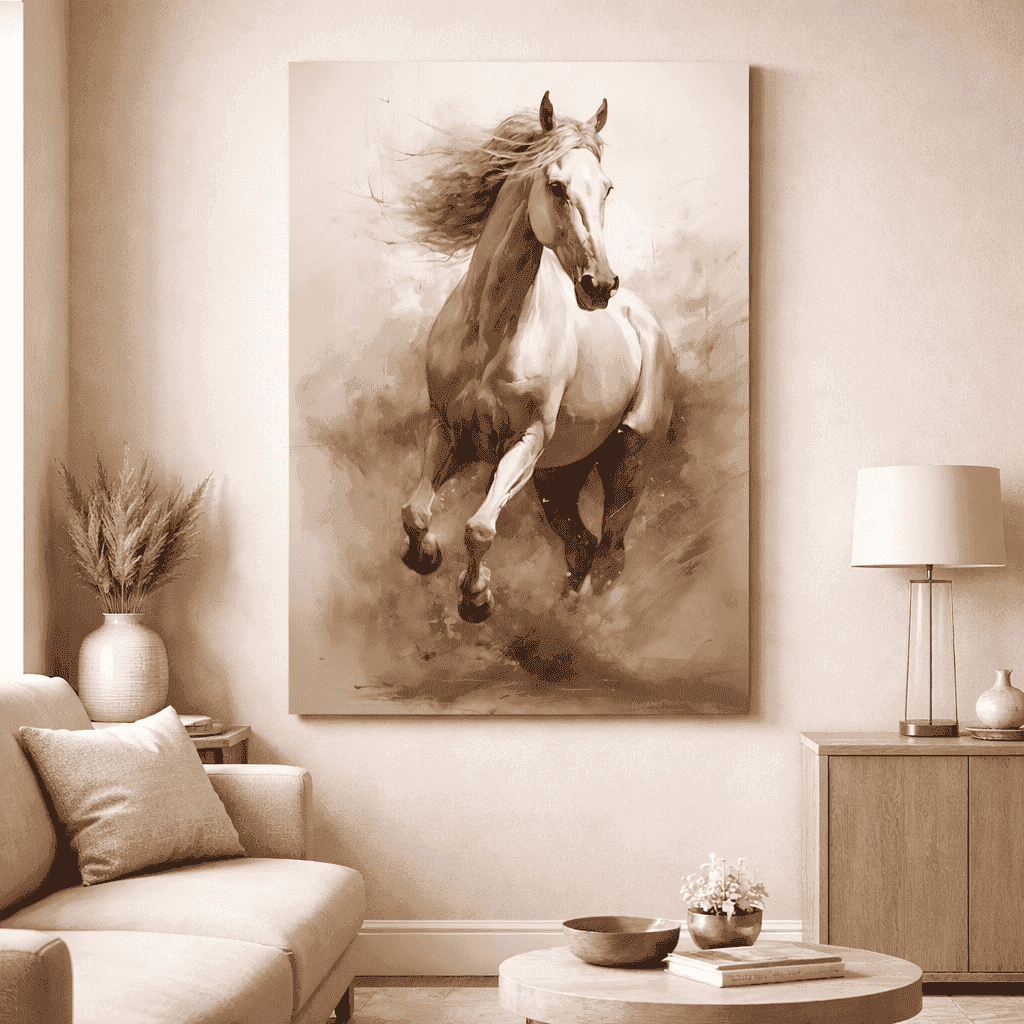 Horse | Wildlife Artwork | Nature Wall Art | A2 at XILEF Art